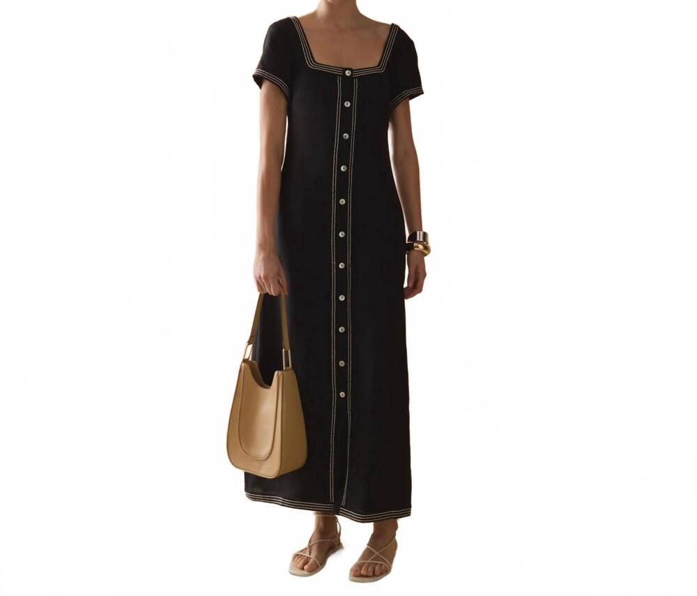 NEW SANCIA the layla dress in black